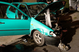 Wypadek na Orzeszkowej: dwie osoby ranne