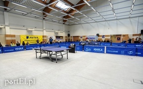 Nowa sala tenisistów stołowych