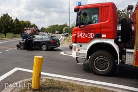 Zderzenie na skrzyżowaniu w Kazimierzowie