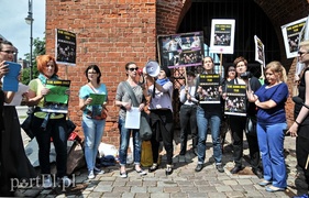 Protest w obronie ofiar gwałtów