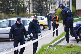 Strzały w centrum Elbląga, dwie osoby ranne
