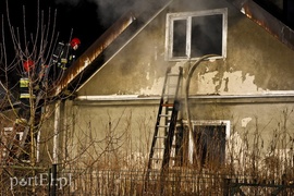 Pożar domku jednorodzinnego przy ul. Niborskiej