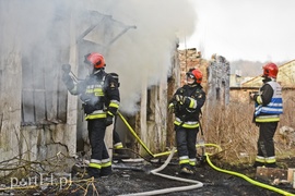 Pożar przy ul. Druskiej