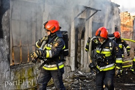 Pożar przy ul. Druskiej