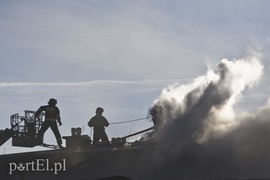 Pożar poddasza budynku przy ul. Dojazdowej