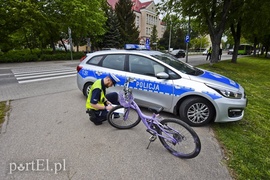 Zderzenie 7-letniej rowerzystki z autobusem