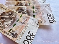 Znaleziono banknoty