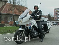 15 lat temu w Elblągu... policjanci wsiedli na Yamahy