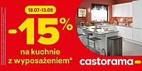 -15% na kuchnie z wyposażeniem w sklepach Castorama do 13 sierpnia