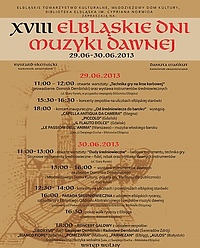 18. Elbląskie Dni muzyki Dawnej