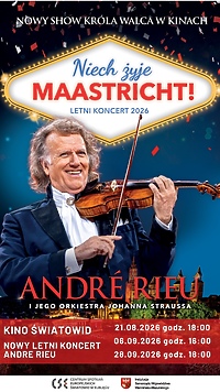 André Rieu z Maastricht w Kinie Światowid