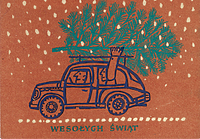 „Wesołych Świąt Bożego Narodzenia” — polskie pocztówki z lat 60. i 70. XX wieku