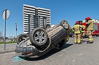 Awaria przyczyną dachowania