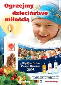 Bożonarodzeniowe świece Caritas