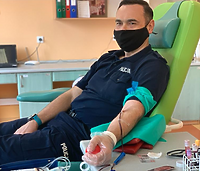 Braniewscy policjanci oddają krew