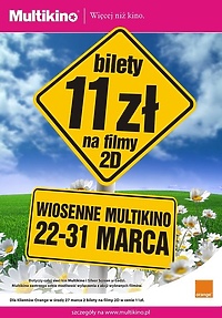 Ceny w Multikinie topnieją na wiosnę