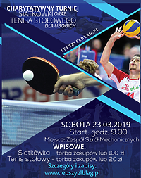 Charytatywny Turniej Siatkówki oraz Tenisa Stołowego