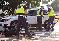 Chciała skrócić sobie drogę, została potrącona