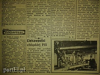 Ciekawostki elbląskiej PSS