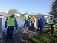 Ćwiczyli na wypadek cofki