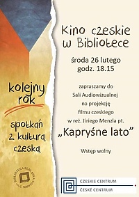 Czeskie kino w bibliotece