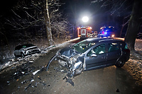 Czołowe zderzenie pod Dąbrową