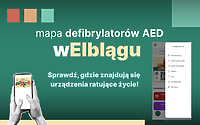 Defibrylatory AED w aplikacji „wElblągu”. Sprawdź, gdzie znajdują się urządzenia ratujące życie