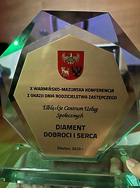 Diament Dobroci i Serca dla ECUS