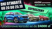 Dni Škody w HADM Gramatowski! Świętuj 130 lat marki i odbierz wyjątkowe korzyści!
