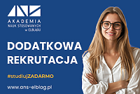 Dodatkowa rekrutacja na bezpłatne studia w ANS w Elblągu!