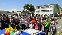 Dziecięca zabawa na "Urodzinach Europy"