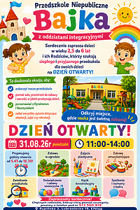 Dzień Otwarty w Przedszkolu Niepublicznym „Bajka” - miejscu, w którym dzieci czują się jak w domu