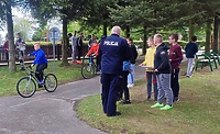 Egzamin na kartę rowerową pod okiem policjantów