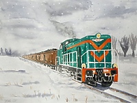 Elbląg i okolice na obrazach Brygidy Gawron