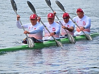 Elbląscy kajakarze - mastersi z medalami w Tampere