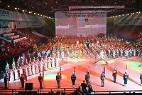 Elbląska Orkiestra Wojskowa na warszawskim Torwarze