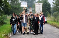 Elblążanie idą  na Jasną Górę