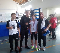 Październikowe starty zawodników UKS Kontra (boks)