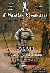 Elblążanin wygrał maraton