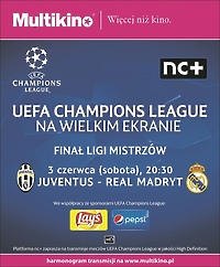 Finał Ligi Mistrzów w Multikinie