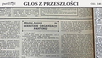 "Brak przy bufecie odpowiedniego magazynu" (Głos z przeszłości, odc. 146)