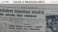 "Uzyska się większą przelotowość tej linii" (Głos z przeszłości, odc. 231)