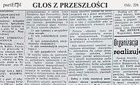 „Imprezy te będą dla świata pracy bezpłatne” (Głos z przeszłości, odc. 228)