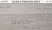 "Ani jednego niedostatecznego stopnia" (Głos z przeszłości, odc. 30)