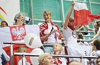 Głośny doping nie pomógł polskim reprezentacjom