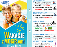 Survival, festyn, rowery - czyli Wakacje z MOSiR-em