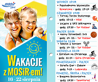 Streetball, rowery i tenis, czyli Wakacje z MOSiR-em