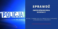 Sprawdź uprawnienia kierowcy na stronie gov.pl