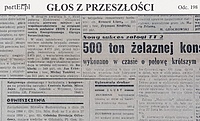 „Grzmiały w rękach niterów młoty pneumatyczne” (Głos z przeszłości, odc. 198)
