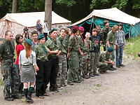 Harcerski zlot we Fromborku